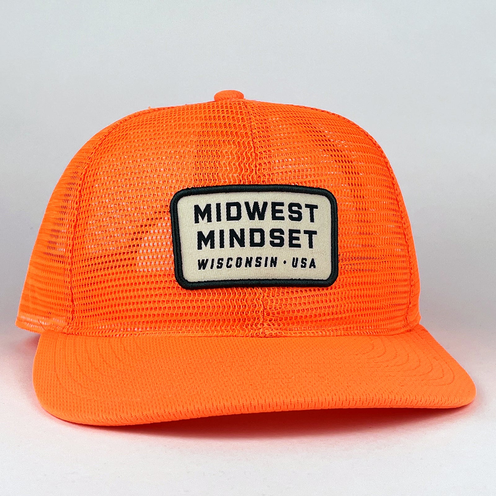 Midwest Mindset Seed Snapback - Blaze Orange | Giltee Apparel Company