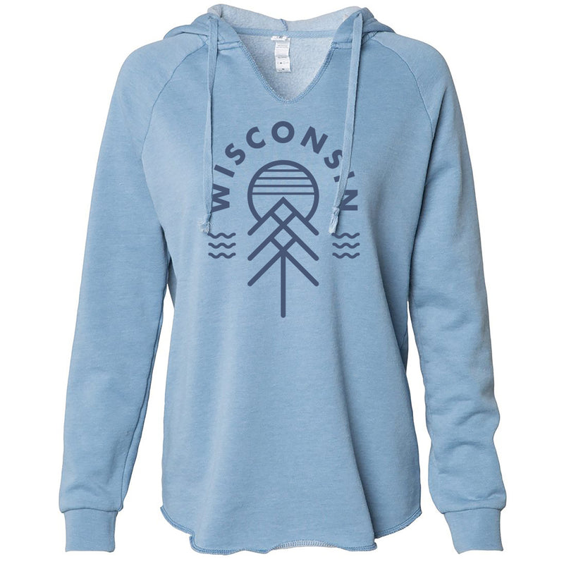 Limited Edition Wisconsin Native Women’s Hoodie - Blue - GILTEE